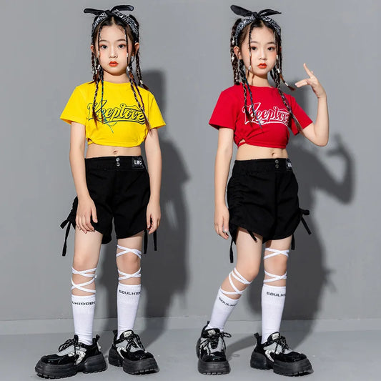 Denim Fashion Summer T Shirt And Shorts For Girls